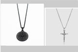 Stainless Steel Compass Compass Hip Hop Pendant – Jewelry Gift Ideas — 16