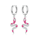Silver Charm Platinum Plated Exquisite Spirit Snake – Birthday Gifts — 3