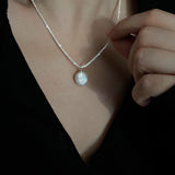 S925 Sterling Silver Baroque Pearl Necklace – Jewelry Gift Ideas — 15