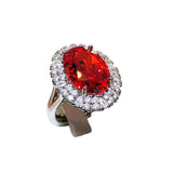 Women's Colored Gems Red Corundum Imitation Pigeon – Gifts for Her — 4