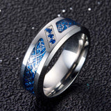 Stainless Steel Ring With Diamond Inlay – Special Occasion Gifts — 1