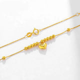 Gold Yellow Love Golden Balls All-match Necklace – Jewelry Gift Ideas — 5