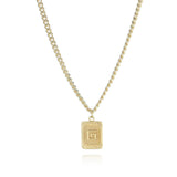 Alphabet Necklace Real Gold Plated Alphabet – Jewelry Gift Ideas — 4