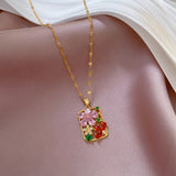 Luxurious Full Diamond Flower Microinlaid Real – Jewelry Gift Ideas — 2