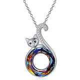 Colorful Gradient Geometric Round Cat Ladies – Jewelry Gift Ideas — 2