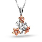 Women's Two-color Rose Gold Necklace – Jewelry Gift Ideas — 4