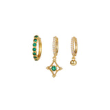 Simple And Fashionable Zircon Tassel Earrings Set – Small Gift Ideas — 9