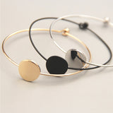 Fashion Copper Bracelet Round Triangle Square – Stylish Gifts — 5