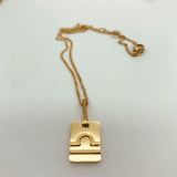 Titanium Steel Electroplating Square Necklace – Jewelry Gift Ideas — 7
