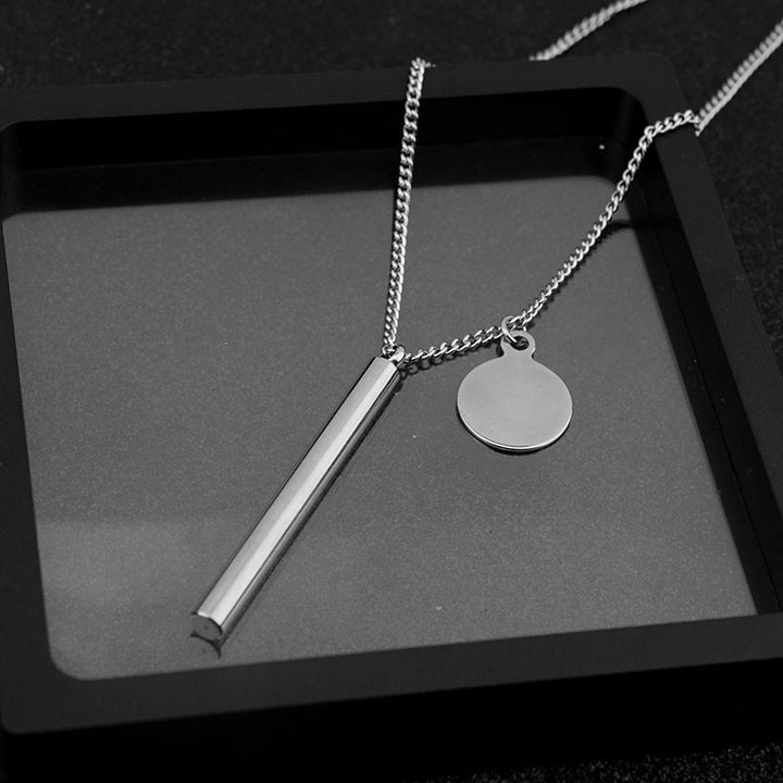 Long Post Round Piece Necklace Sweater Chain – Jewelry Gift Ideas — 1