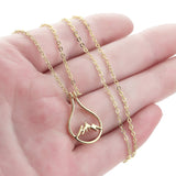 Fashion New Alloy Candlestick Pendant Necklace – Jewelry Gift Ideas — 3