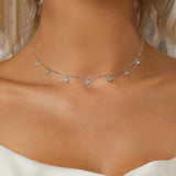 Blue Smart Tophus Necklace S925 Sterling Silver – Jewelry Gift Ideas — 1