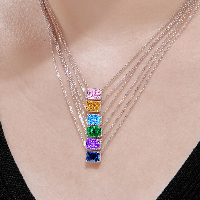 Women's Sterling Silver Zircon Necklace Versatile – Jewelry Gift Ideas — 1