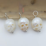 Silver Plated Vintage Freshwater Skull Pendant – Jewelry Gift Ideas — 7