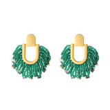 Bohemian Style Tassel Earrings Handmade Beaded – Stylish Gifts — 4