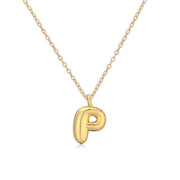 Copper Plated Gold 26 English Letters Pendant – Jewelry Gift Ideas — 13