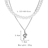 Double-layer Pearl Sweater Chain For Men And Women – Gifts for Her — 3