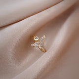 Woven Twist Net Celebrity Ring Women – Gifts for Her — 11