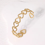 Love Heart-shaped Titanium Steel Bracelet Does – Jewelry Gift Ideas — 5