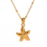 Women's Starfish Pendant Necklace All-matching – Jewelry Gift Ideas — 3