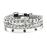 Micro-inlaid Green Eye Leopard Head Bracelet – Jewelry Gift Ideas — 3