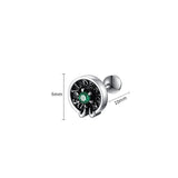Men's Premium Vintage Sterling Silver Earrings – Gifts for Him — 6