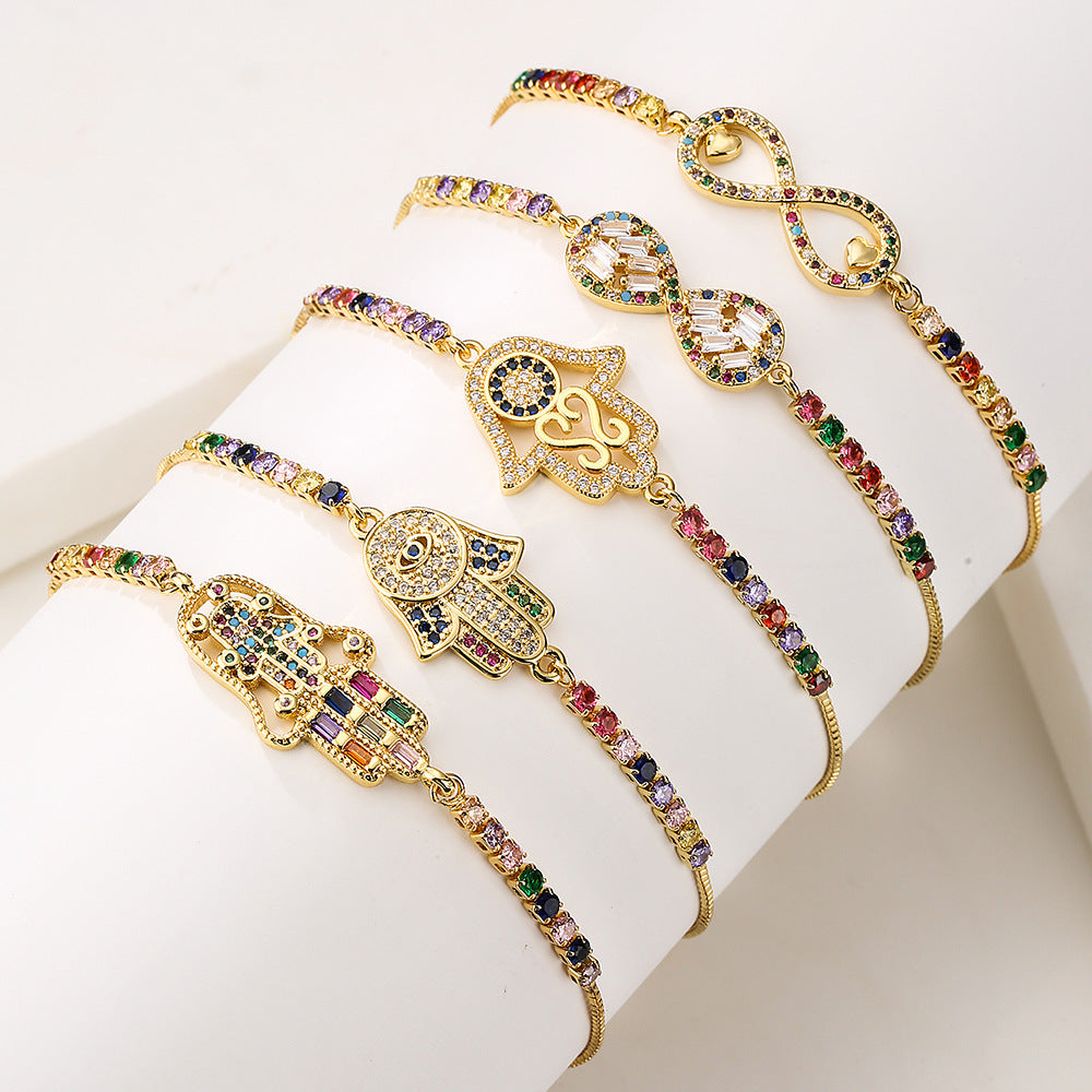 European And American Fashion Copper Plated Bracelet – Stylish Gifts — 1