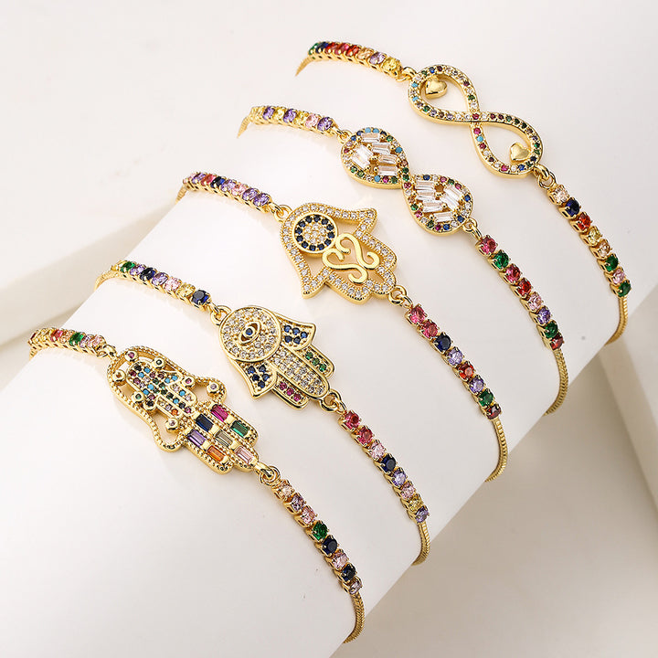 European And American Fashion Copper Plated Bracelet – Stylish Gifts — 1