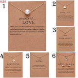 Fashion Pearl Pendant Paper Card Necklace – Jewelry Gift Ideas — 6