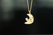 Star Moon Pendant S925 Silver Couple Necklace – Jewelry Gift Ideas — 4