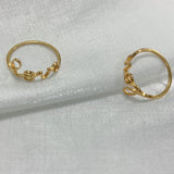 Women's Personalized Simple Letter Ring – Gifts for Her — 4