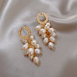 925 Silver Needle Freshwater Pearl Wheat Stud – Birthday Gifts — 6