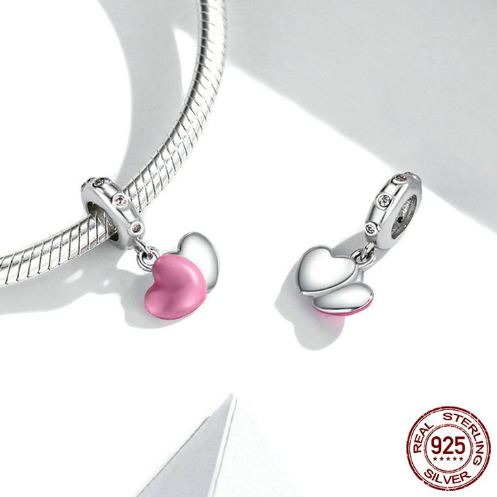 Sterling Silver S925 Love Pendant Bracelet – Jewelry Gift Ideas — 1