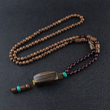 Men's And Women's Ethnic Necklaces Retro Wooden Beads – Gifts for Her — 16