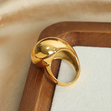 18K Gold Non-fading Chubby Ball Ring For Women – Gifts for Her — 12