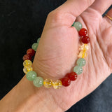 8mm Yellow Beaded Bracelet Bracelet Hand – Jewelry Gift Ideas — 4