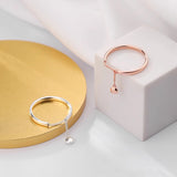 Simple Adjustable Smooth Chain Bead Ring – Unique Gift Ideas — 4