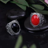 Agate-like Diamond Cut Face Ring – Birthday Gifts — 6