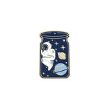 Cartoon Whale Astronaut Drift Bottle Badge Brooch – Jewelry Gift Ideas — 8