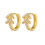 Fashion Copper Plating 18K Gold Earrings Ins Geometric – Stylish Gifts — 9