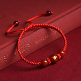 Zodiac Red Rope Bracelet Natural Red Agate – Jewelry Gift Ideas — 13