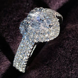 Ladies Fashion Micro Set Simple Love Ring – Stylish Gifts — 6