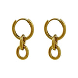 Earrings Chain Metal Frosty Steel Earrings – Useful Gifts — 3