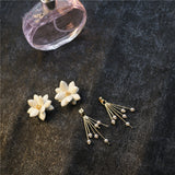 Women's Versatile Temperament Flower Pearl Earrings – Gifts for Her — 3
