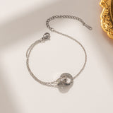 Roman Digital Double Ring Buckle Bracelet – Jewelry Gift Ideas — 2