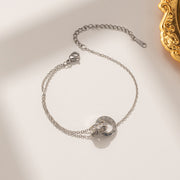 Roman Digital Double Ring Buckle Bracelet – Jewelry Gift Ideas — 2