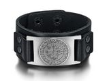 Beowulf Regalia Leather Viking Vegvisir Arm Cuff – Thoughtful Gifts — 2