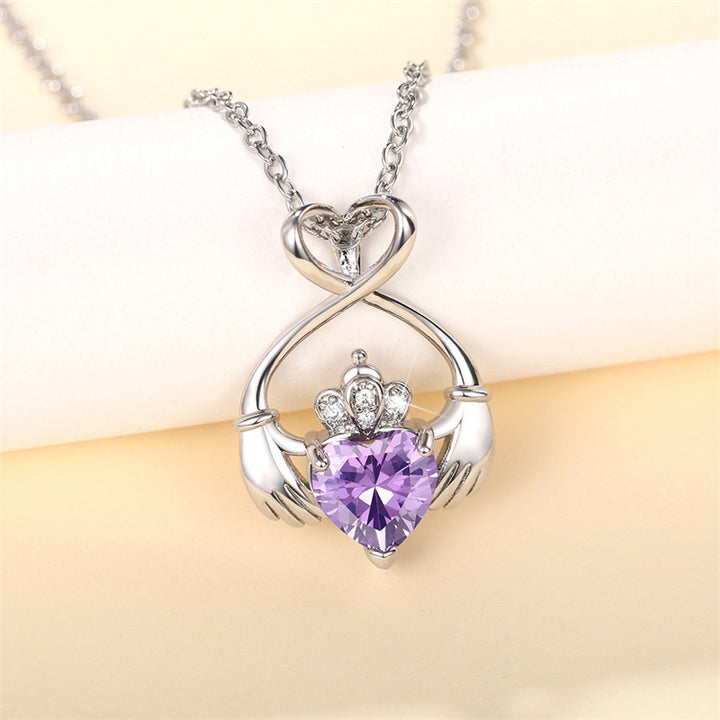 Minimalist Holding Love Pendant Necklace – Jewelry Gift Ideas — 1