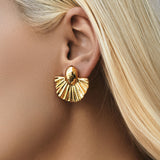 Female Retro Irregular Personality Design Earrings – Gifts for Her — 13