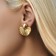 Female Retro Irregular Personality Design Earrings – Gifts for Her — 13